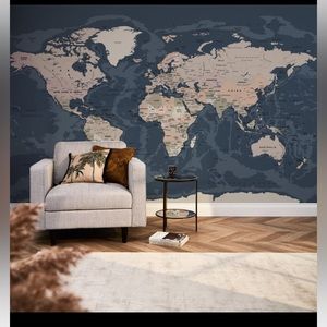 UKs I Love Wallpaper World Map Mural Extra Large 350cm × 240cm